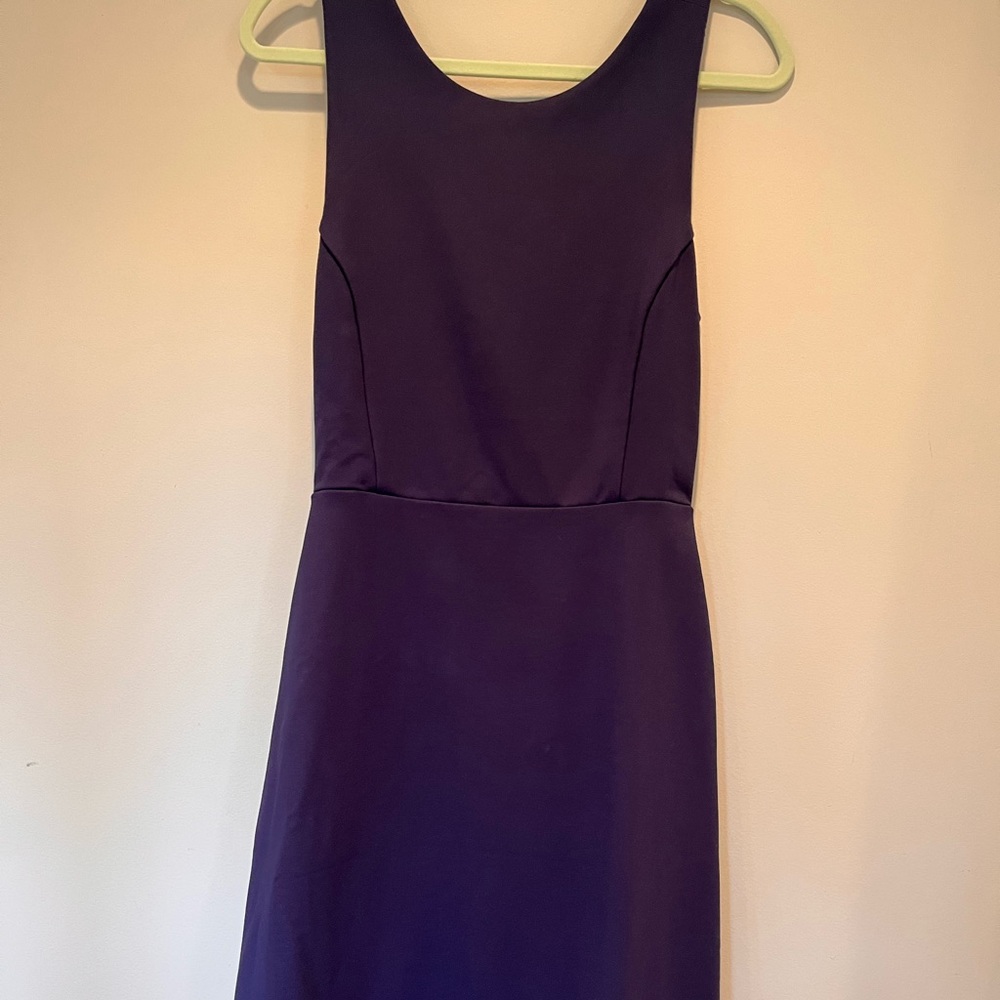 Navy Cocktail Midi Dress